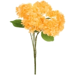 Искусственные цветы «Гортензия» 48см 5 цветков желтые