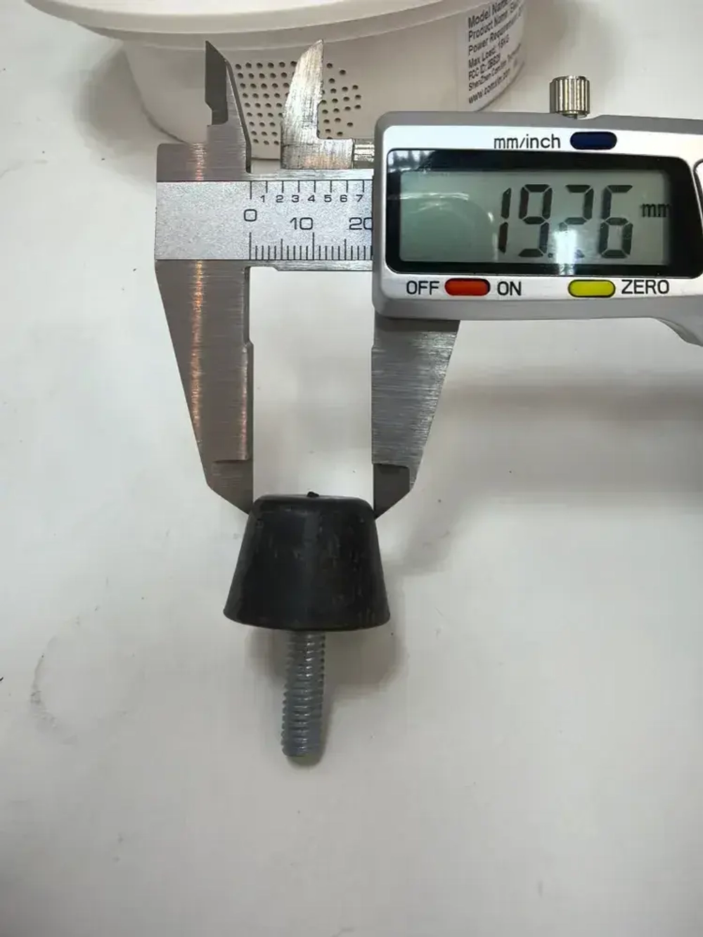 Демпфер конический с наружной резьбой М6, тип MS. DR332517M618