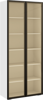 Римини Шкаф витрина 2х ств.