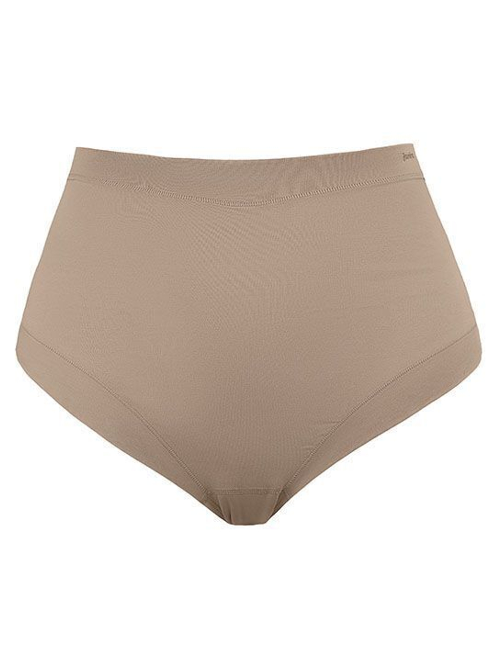 Набор из 2 хлопковых высоких +size трусиков-слип Esencial (Размер: XXL) (Цвет: белый)