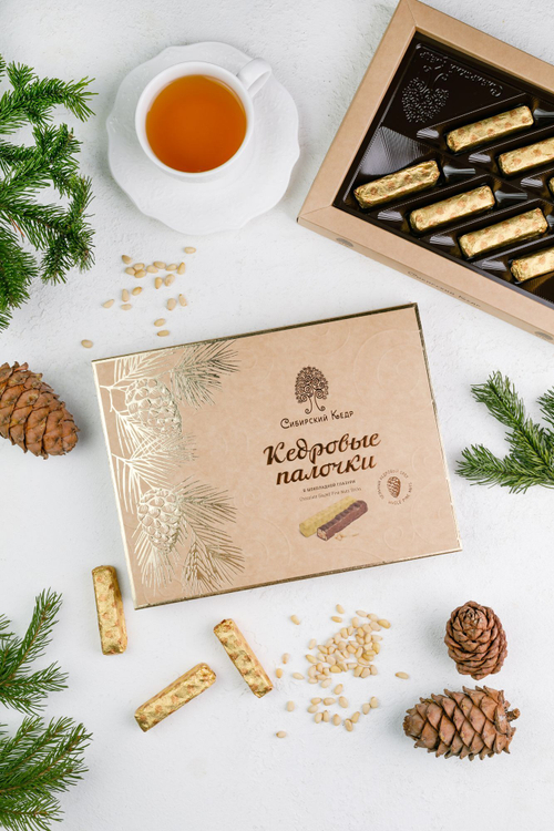 Кедровые палочки / 120 г / ТМ Сибирский кедр