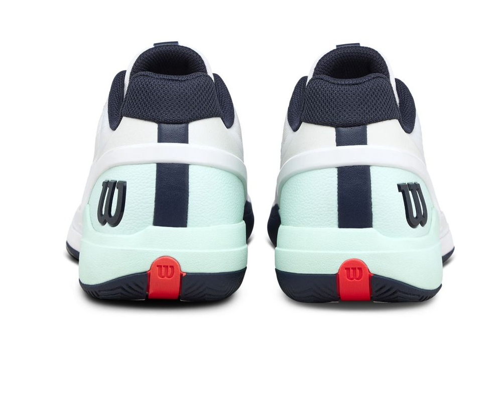 Теннисные кроссовки Wilson Rush Pro 5 - white/bay/fiery coral