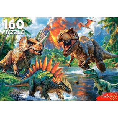 Пазл 160 Эпоха динозавров Ф160-4545