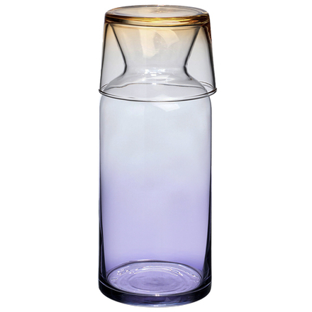 ГРАФИН С КРЫШКОЙ/СТАКАНОМ "COLORS" 700МЛ