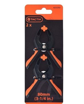 Зажим 80 мм (комплект из 2-х штук) Tactix 215701