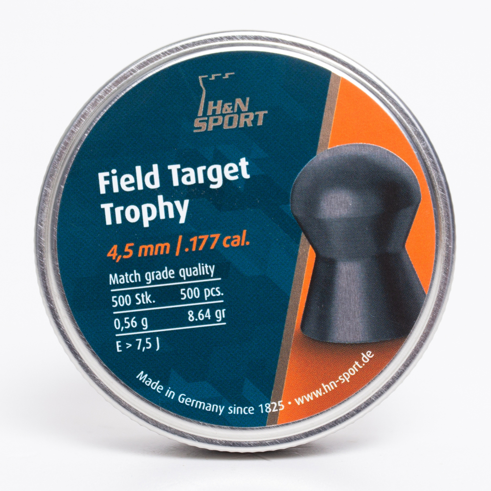 Пули H&N Field Target Trophy 4,5 мм 0,56 г (500 шт)