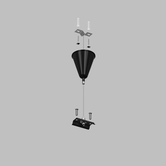 Подвесная система для треков Denkirs Solid Base TR1105-BK