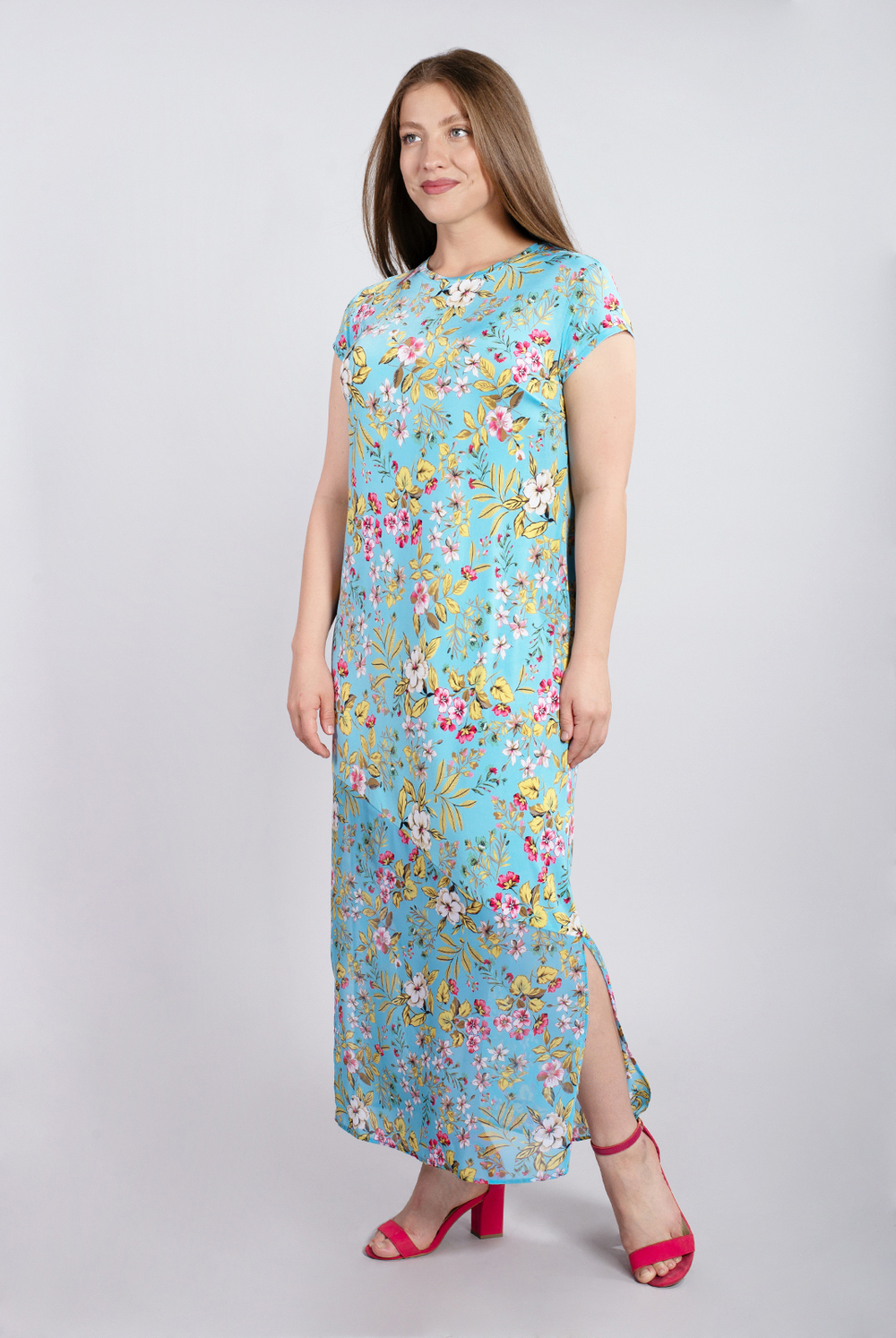 Платье женское 1883ЛП, Букет #172Бука051883ЛП