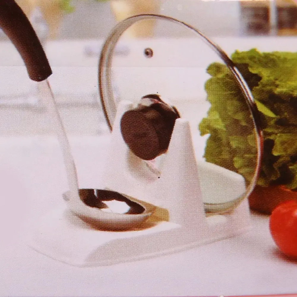 Подставка для крышки и ложки пластиковая 20,5*12,5*12,5см