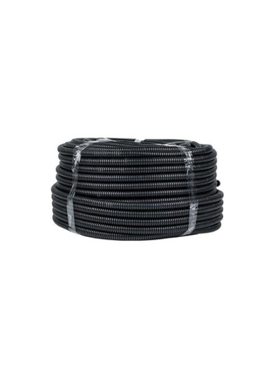 Труба гофрированная ПНД d25мм с протяжкой черн. (уп.75м) Plast PROxima EKF tpnd-25n