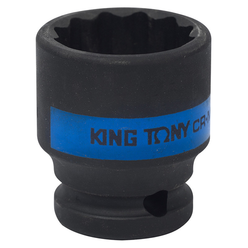 KING TONY (453024M) Головка торцевая ударная двенадцатигранная 1/2", 24 мм