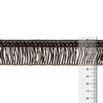 Бахрома "Gamma", цв.200, 35 мм