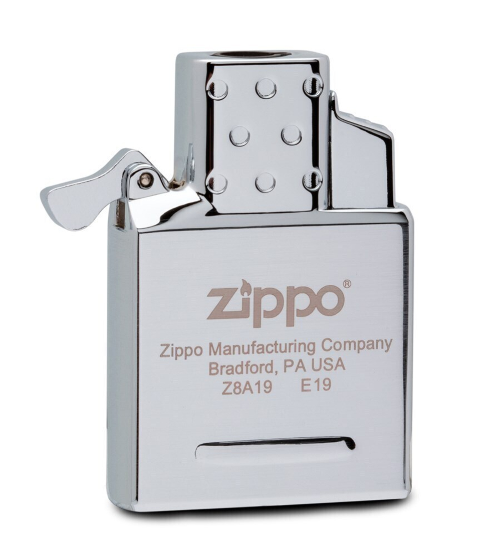 Газовый вставной блок для широкой зажигалки Zippo, одинарное пламя, нержавеющая сталь (65826)