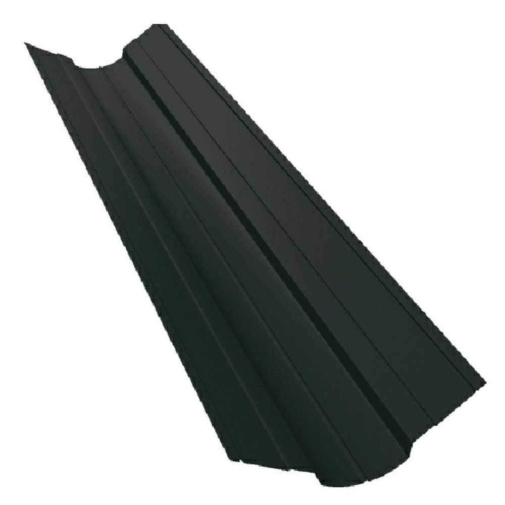 Ендова верхняя фигурная Grand Line Satin Ral 9006 150х150 мм резка