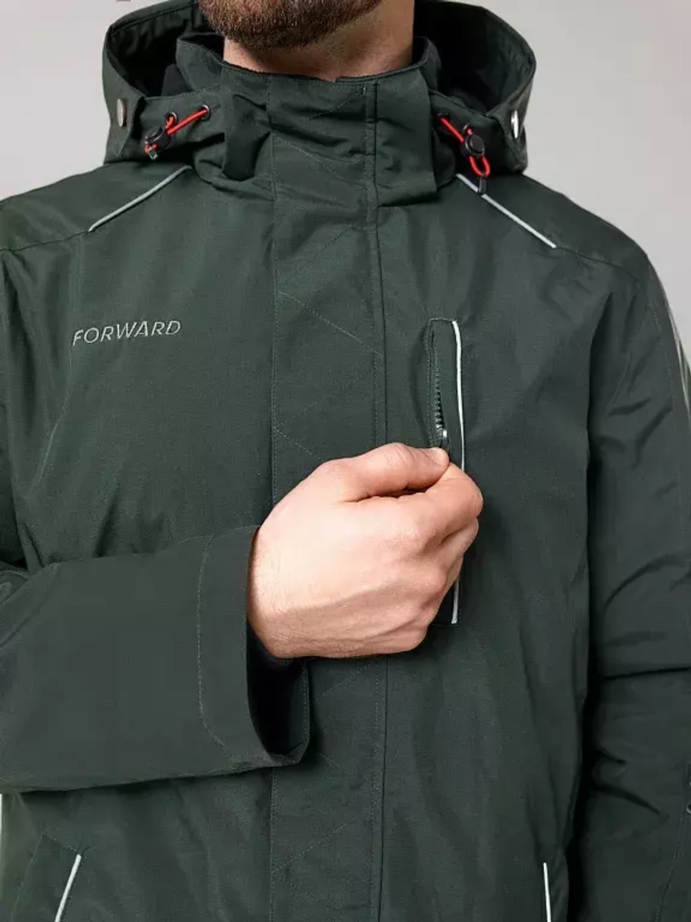Куртка мужская утеплённая Forward, хаки, xs-4xl