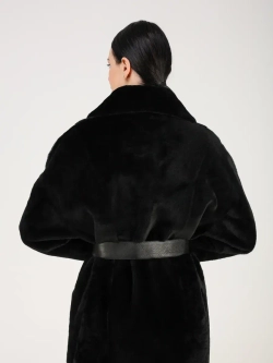 Дубленка зимняя шуба натуральная двухсторонняя оверсайз