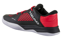 Детские теннисные кроссовки Head Revolt Pro 4.5 Clay - black/red