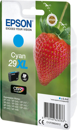 Картридж струйный голубой 1 шт Epson C13T29924022