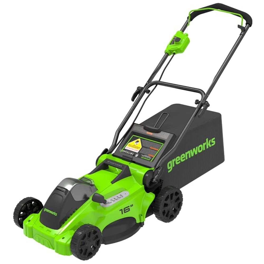 Газонокосилка аккумуляторная Greenworks Арт. 2517907, 40V, бесщеточная, 41 см