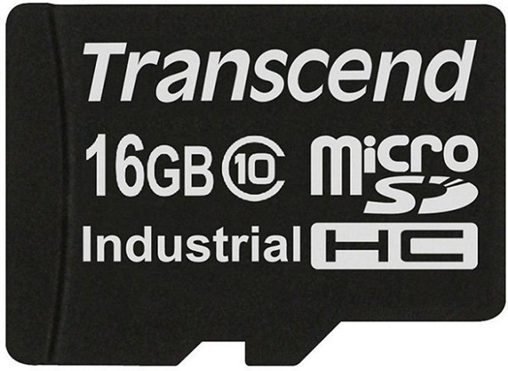 Промышленная карта памяти MicroSDHC 16Gb Transcend TS16GUSDC10I