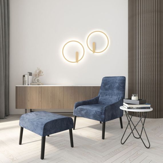 Настенный светодиодный светильник Denkirs Round DK5035-SG