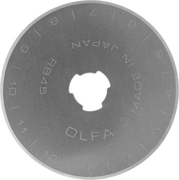 Лезвие OLFA круглое RTY-2/G 45-C 45x0.3мм, 1 шт, OL-RB45-1