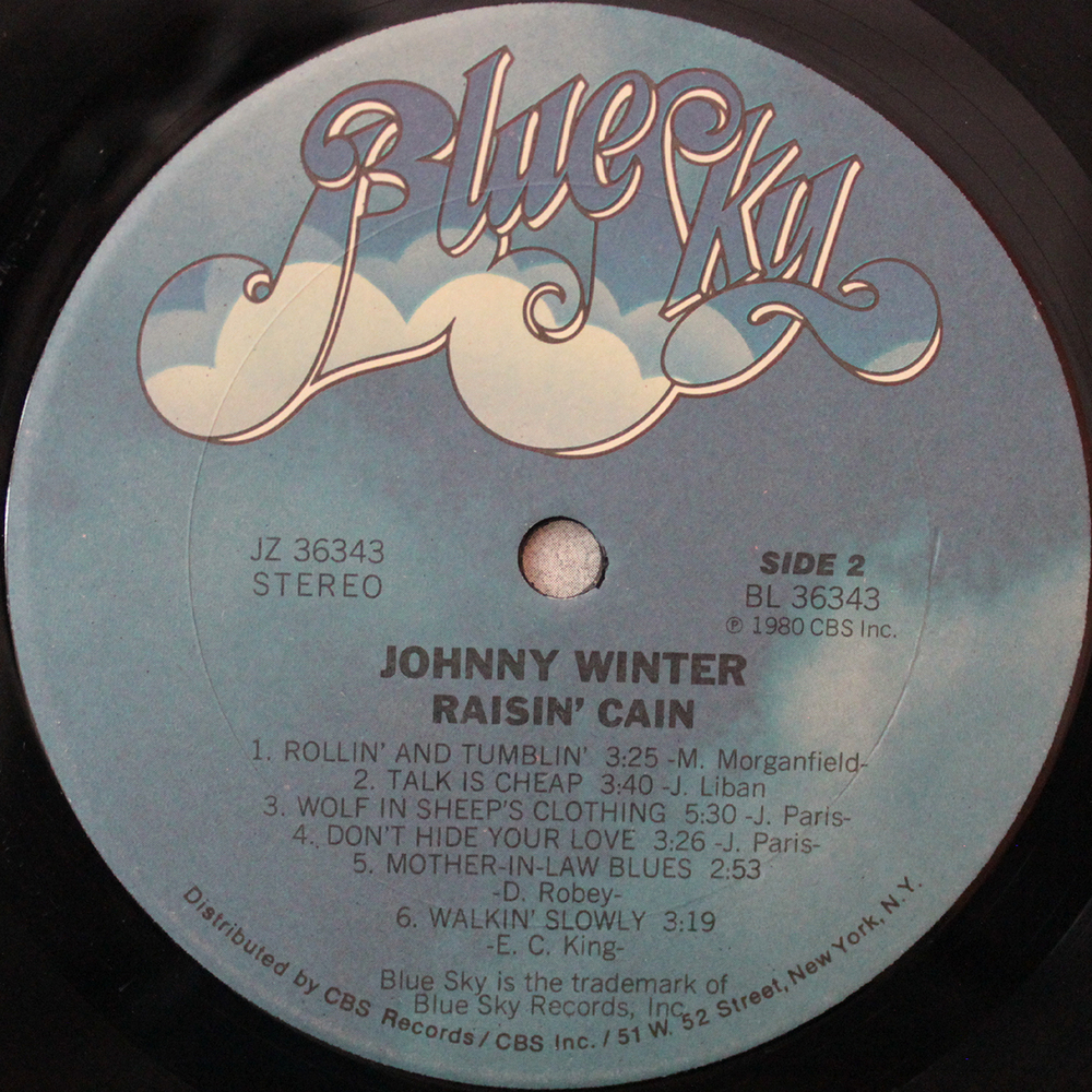 Johnny Winter / Raisin' Cain (LP)