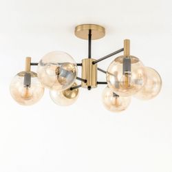 Citilux Шарлиз CL143163 Люстра на штанге Бронза