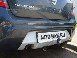 Фаркоп Auto-Hak G 53 RENAULT / DACIA ANDERO хэтчбек 2009-2013(паспорт и сертификат в комплекте)(без электрики)