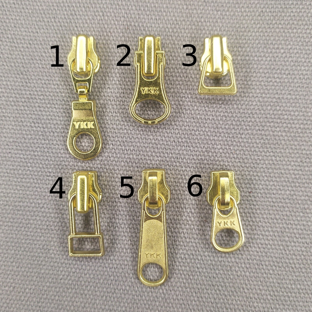 Бегунок YKK латунь №3