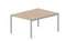 Составной стол Strike на 2 рабочих места 1180х1566х750мм (меламиновые аутлеты)