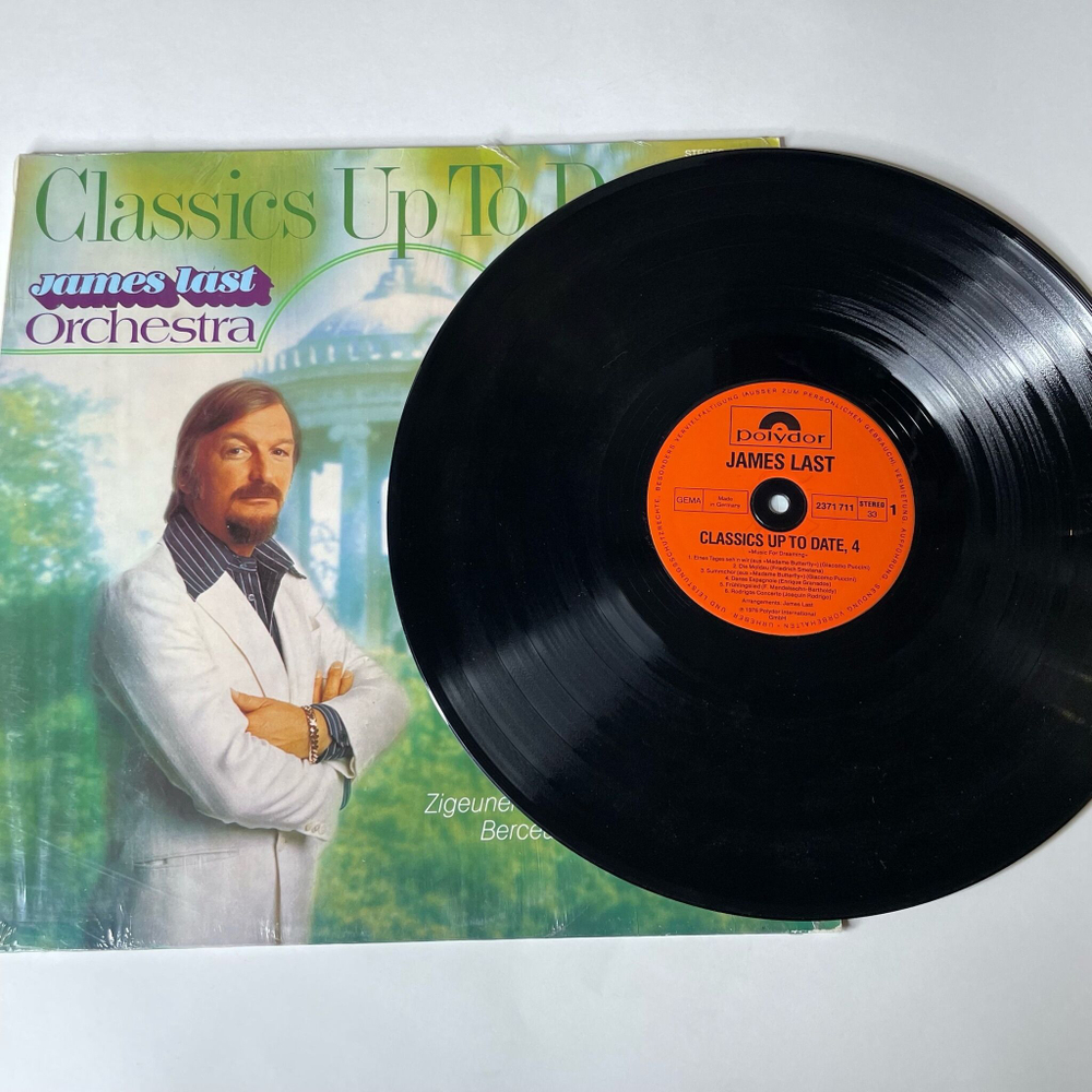 Винтажная виниловая пластинка LP James Last Orchestra Джеймс Ласт Classics Up To Date Vol. 4 (Music For Dreaming) (Германия 1976)