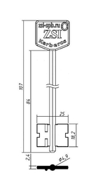 КЕРБЕРОС-2ПЛ (107/84x18.2х25х2.4)(4.9) КЕРБЕРОС РФ KER2DP 15402
