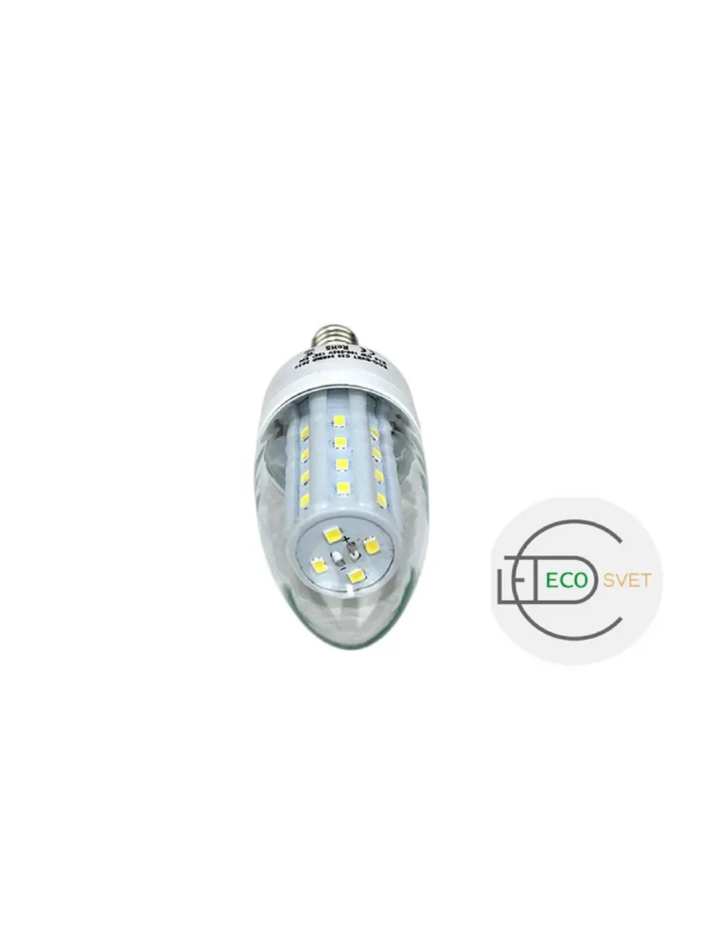 Светодиодная LED лампа C35 5W E14 тёпл 3шт