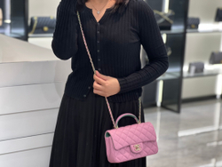 Chanel Mini Flap Bag with Top Handle 20 cm