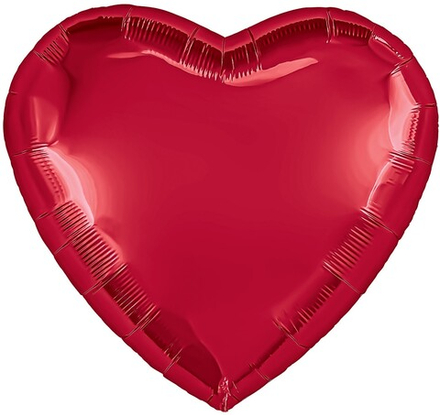 Шар Сердце, Красный (36''/91 см)