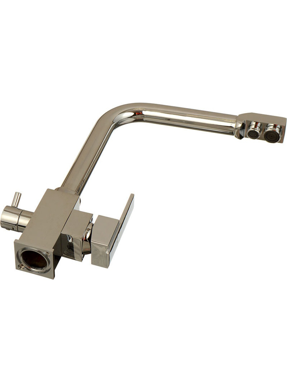 Смеситель для кухни Melodia della vita Perfetto латунь, с подкл.фильтра, картридж д.35мм хром, подводка 50см MDV30201