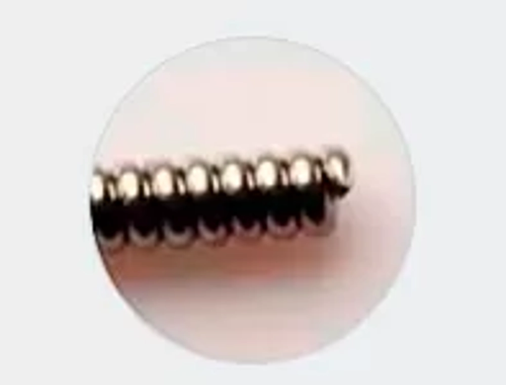 Иглы корпоральные Субал 0,25x40 мм с ручкой из меди 100 шт ламинированная бумага