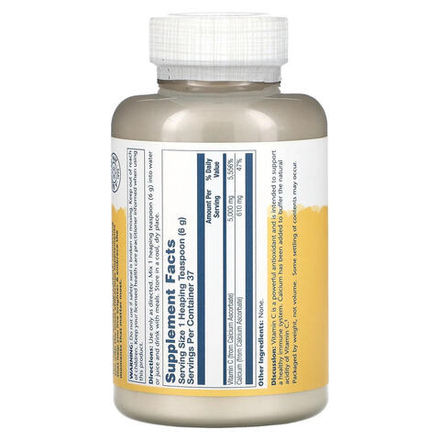 Solaray, Buffered Vitamin C Powder, 5,000 mg, 8 oz (227 g)