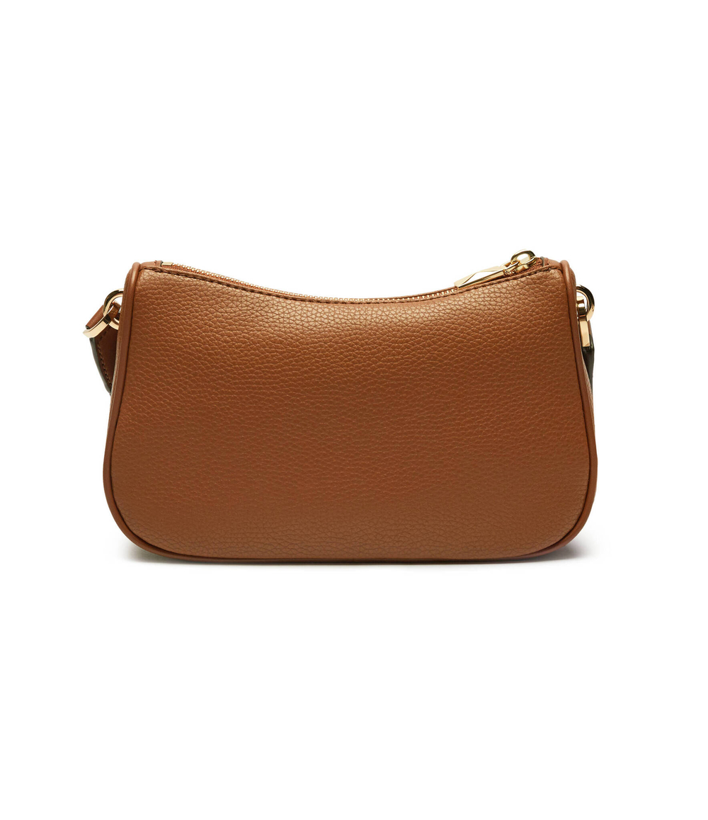 Кожаная сумка через плечо + поясная сумка Michael Kors - коричневый(32T4GJ6C6T)