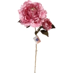 Искусственные цветы «FLOWERS GLAMOUR» 60см Пионы 2 цветка розовые