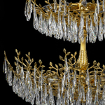 Citilux RITZ CL310262 Люстра хрустальная подвесная Золото