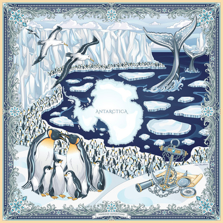 Платок «Антарктика»