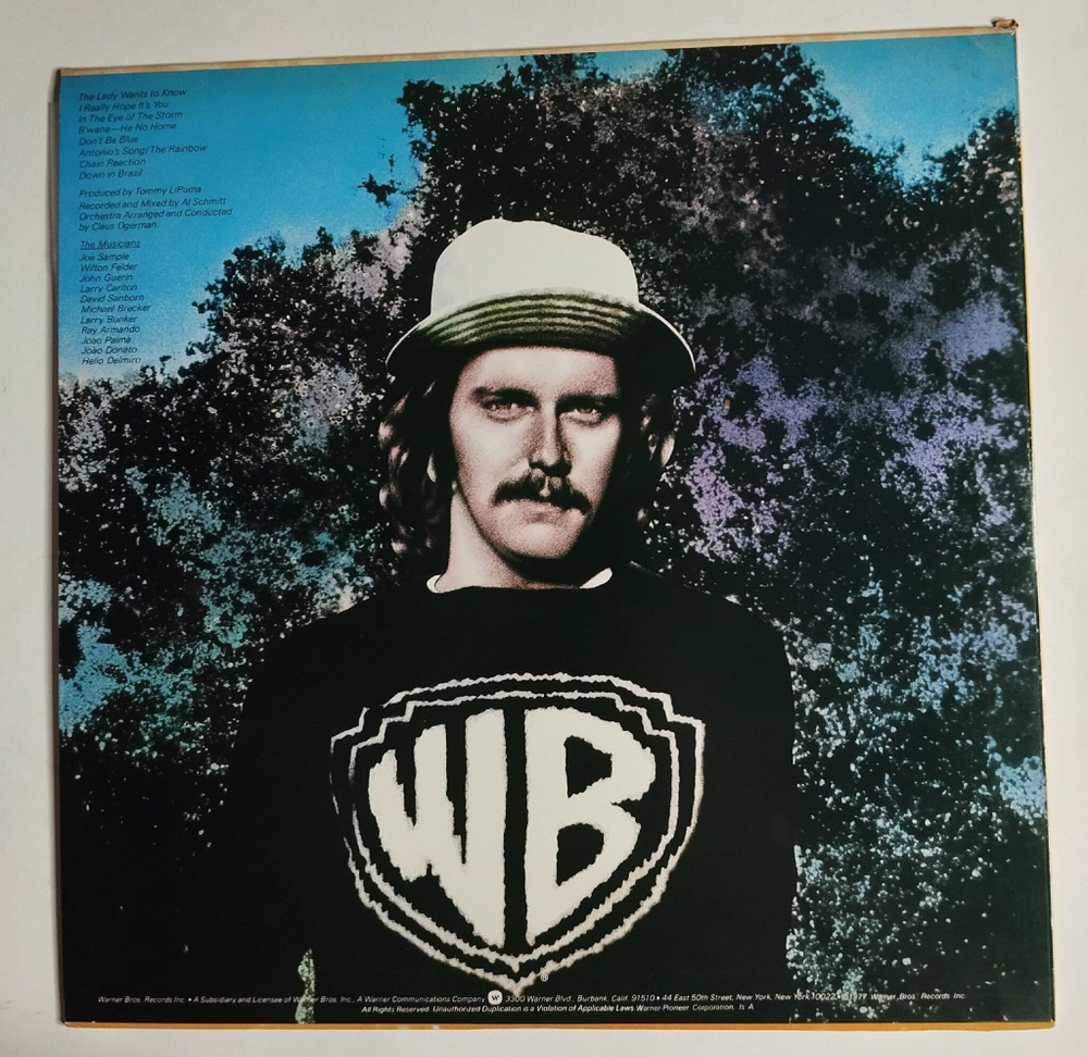 Винтажная виниловая пластинка LP Michael Franks Sleeping Gypsy (Japan 1977)