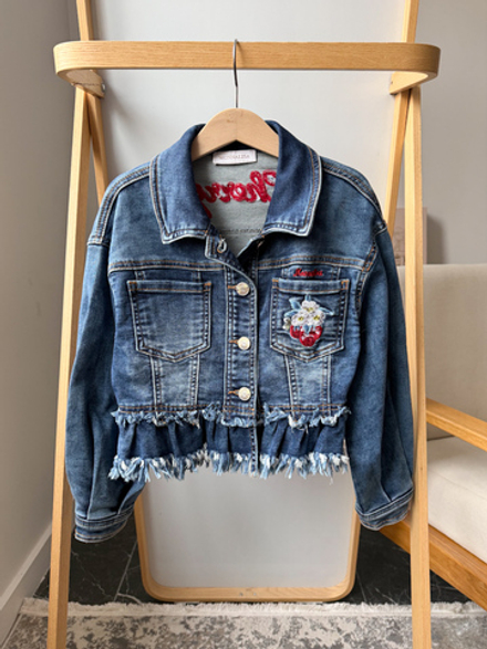 Джинсовая куртка Monnalisa, 128