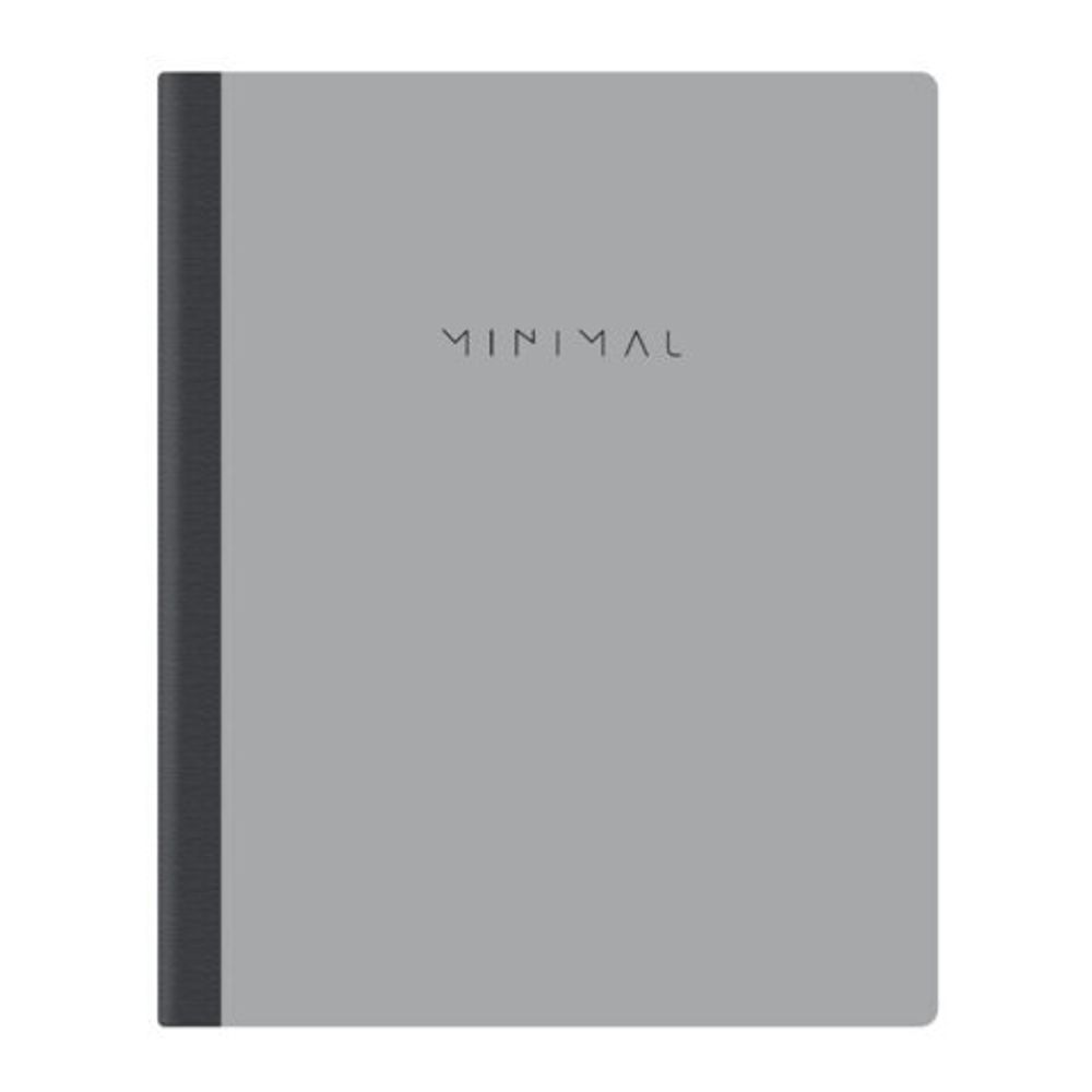 Тетрадь А5 96л. BRAUBERG на сшивке с корешком, клетка, обложка картон, Minimal, 405287