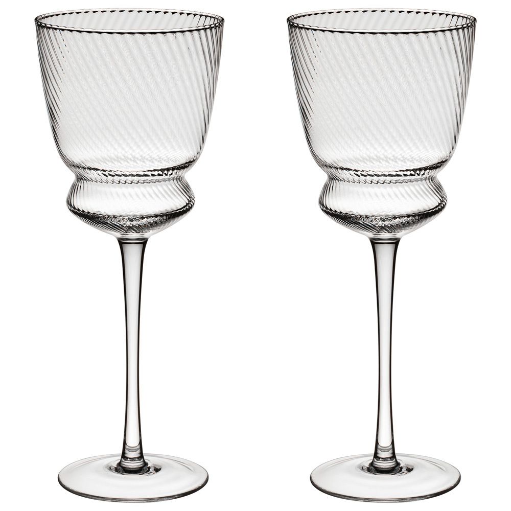 НАБОР БОКАЛОВ ДЛЯ ВИНА "TWIST & SHINE", 2 ШТ/380 МЛ