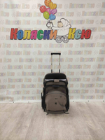 Коляска прогулочная Baballo Future 2024 бежевая (черная рама)