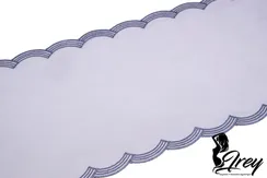 05-92 Вышивка на неэл. сетке 18 см, темная лаванда