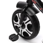 Велосипед 3-х колесный с ручкой и крышей 10*8 EVA, ассорт. (008)